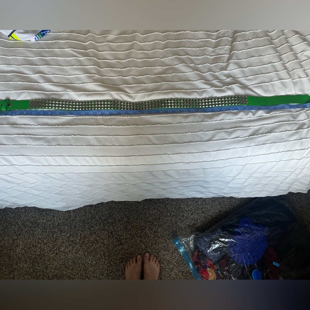 Tilt belt- Green Emo, Pop Punk Belt - Picture 4 of 5